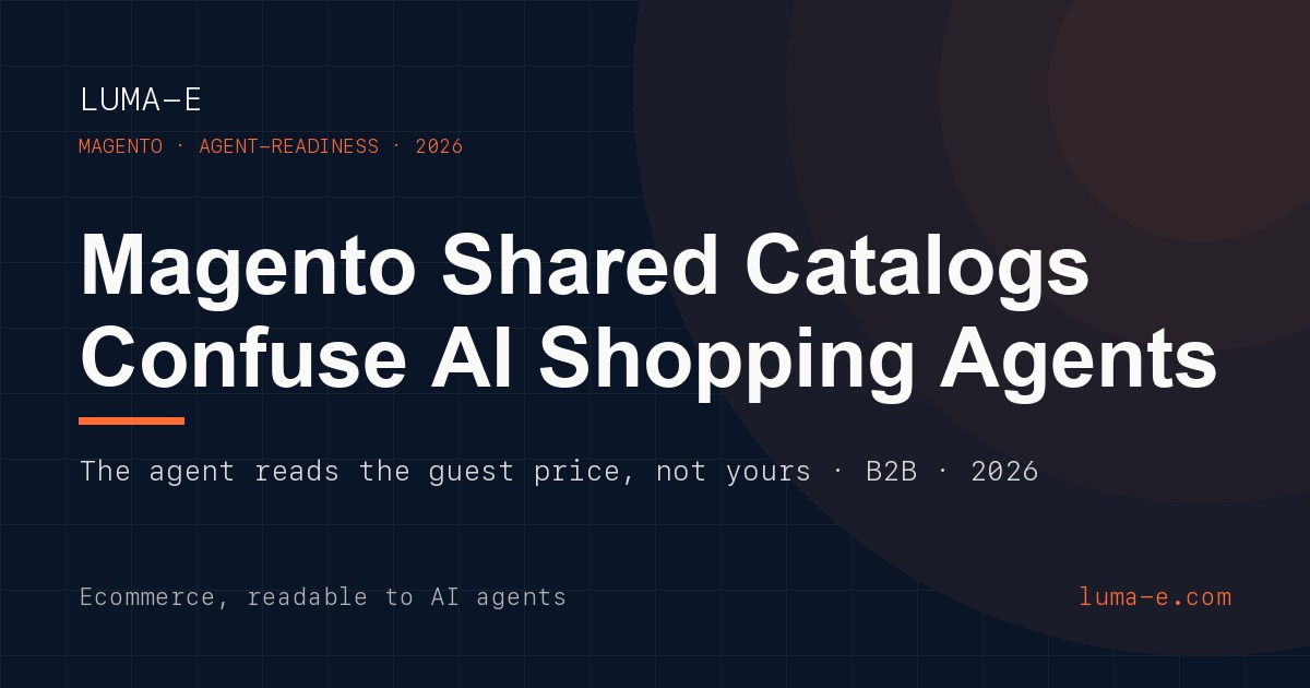 Magento Shared Catalogs Confuse AI Shopping Agents